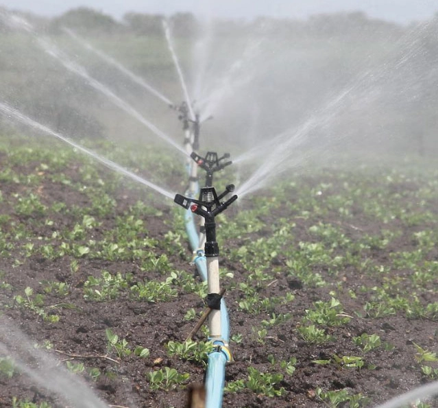 3D visualization of agricultural irrigation system